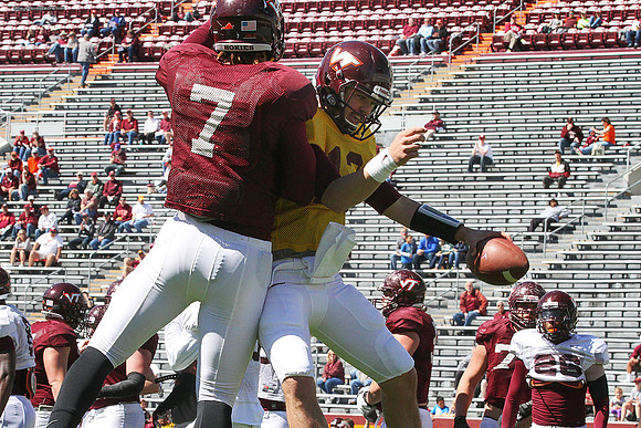 2015.04.11. VT Football Scrimmage.