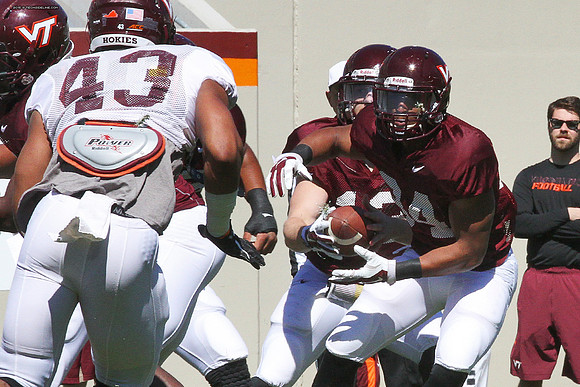 2015.04.11. VT Football Scrimmage.