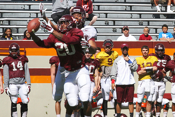 2015.04.11. VT Football Scrimmage.