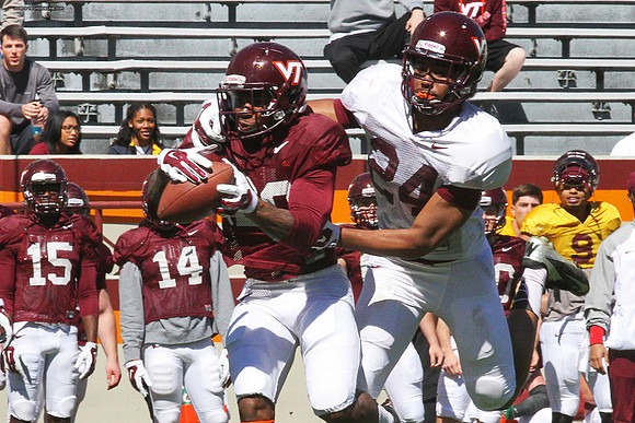 2015.04.11. VT Football Scrimmage.