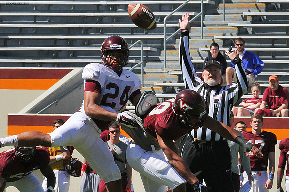 2015.04.11. VT Football Scrimmage.