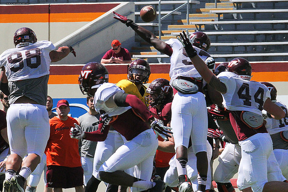 2015.04.11. VT Football Scrimmage.
