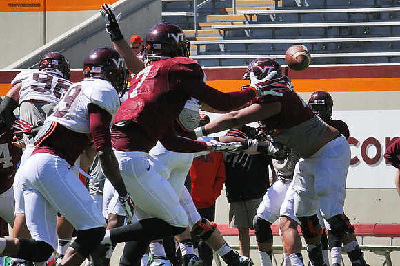 2015.04.11. VT Football Scrimmage.