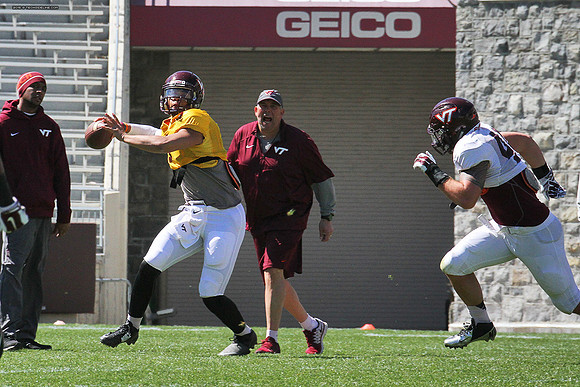 2015.04.11. VT Football Scrimmage.
