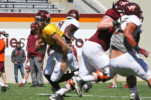 2015.04.11. VT Football Scrimmage.