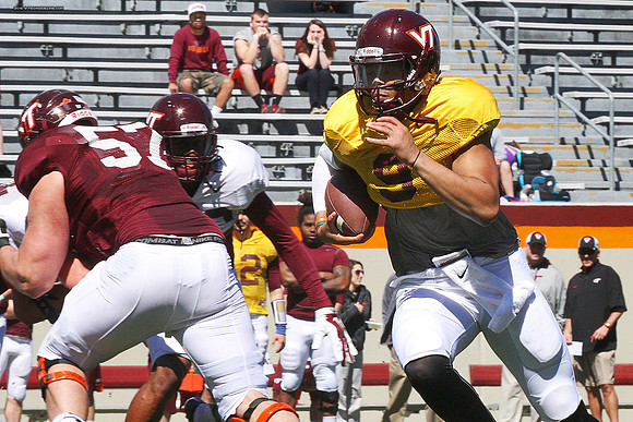 2015.04.11. VT Football Scrimmage.