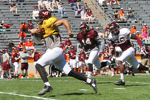 2015.04.11. VT Football Scrimmage.