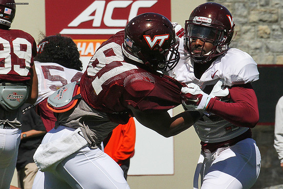 2015.04.11. VT Football Scrimmage.