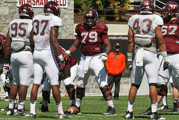 2015.04.11. VT Football Scrimmage.