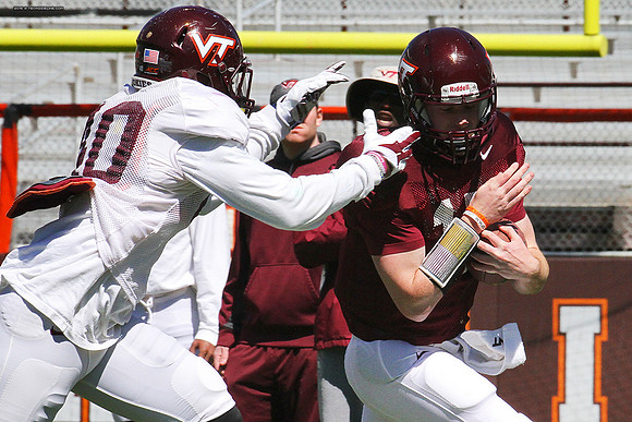 2015.04.11. VT Football Scrimmage.