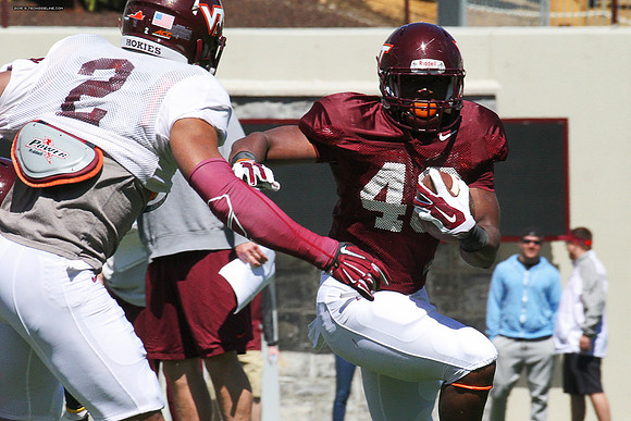 2015.04.11. VT Football Scrimmage.