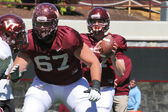 2015.04.11. VT Football Scrimmage.