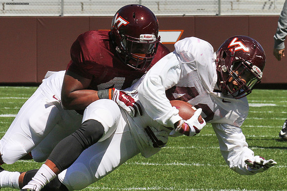 2015.04.11. VT Football Scrimmage.