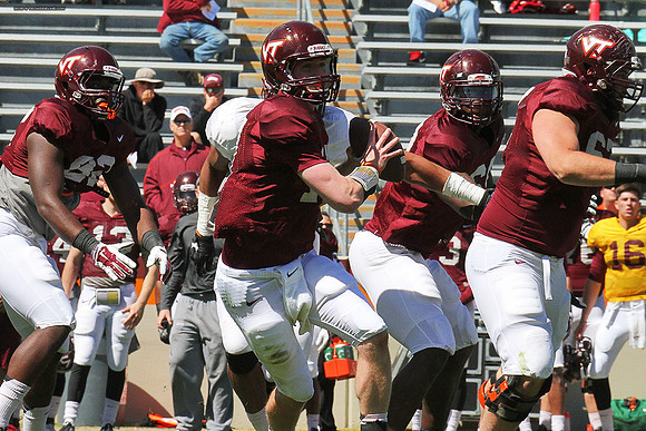 2015.04.11. VT Football Scrimmage.