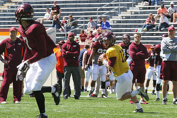 2015.04.11. VT Football Scrimmage.