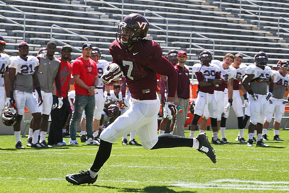 2015.04.11. VT Football Scrimmage.