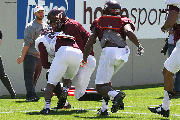 2015.04.11. VT Football Scrimmage.