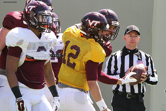 2015.04.11. VT Football Scrimmage.