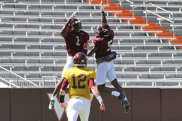2015.04.11. VT Football Scrimmage.