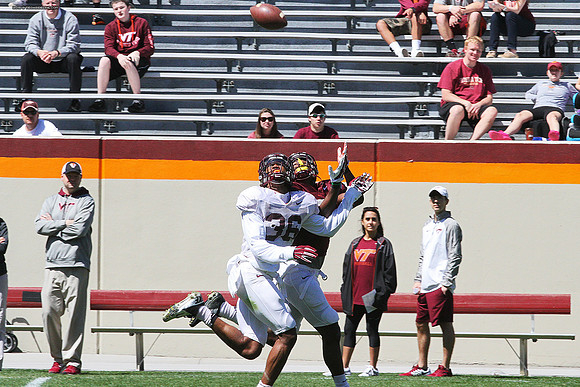 2015.04.11. VT Football Scrimmage.