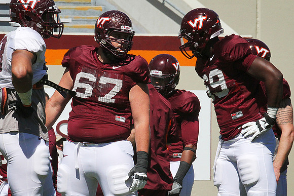 2015.04.11. VT Football Scrimmage.