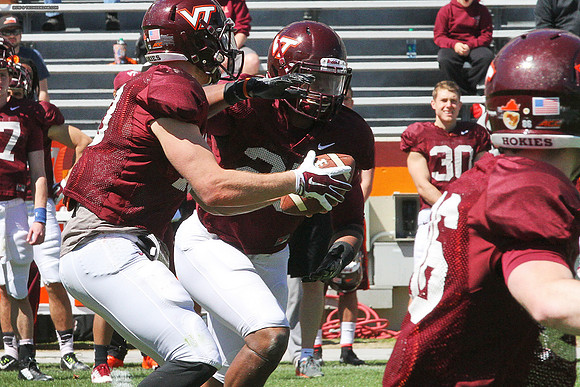2015.04.11. VT Football Scrimmage.