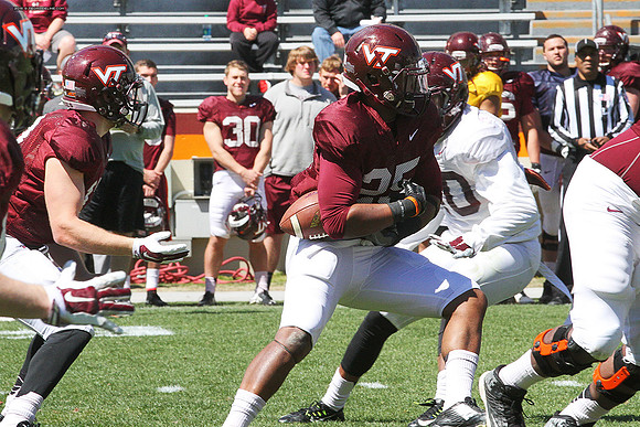 2015.04.11. VT Football Scrimmage.