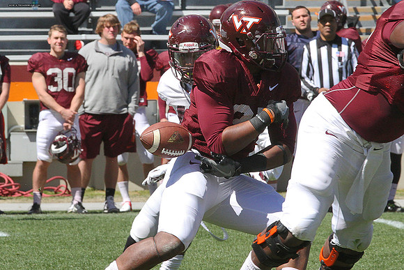 2015.04.11. VT Football Scrimmage.