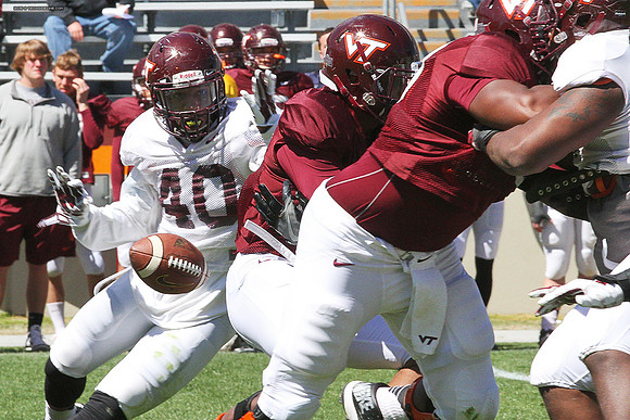 2015.04.11. VT Football Scrimmage.