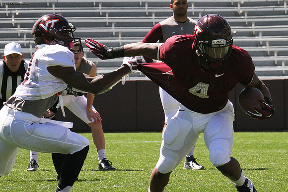 2015.04.11. VT Football Scrimmage.