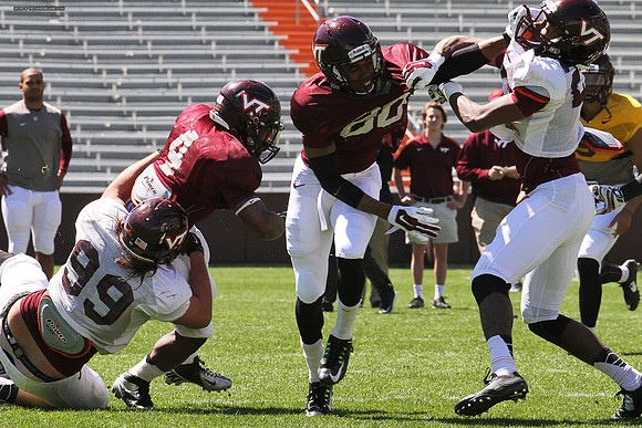 2015.04.11. VT Football Scrimmage.