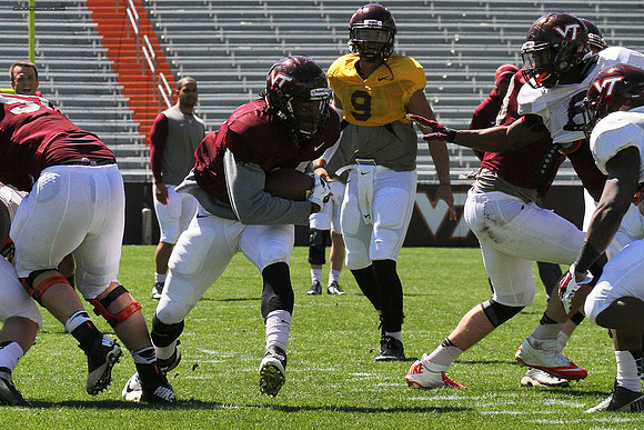 2015.04.11. VT Football Scrimmage.