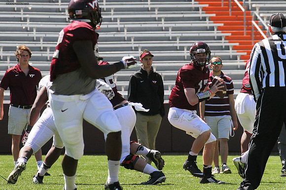 2015.04.11. VT Football Scrimmage.