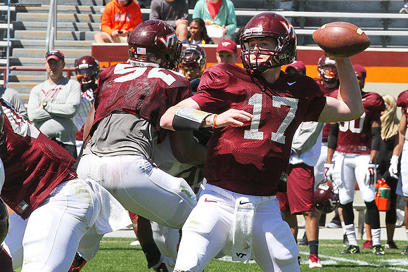 2015.04.11. VT Football Scrimmage.