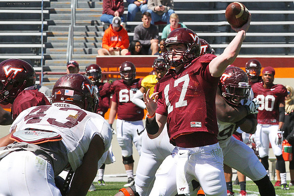 2015.04.11. VT Football Scrimmage.