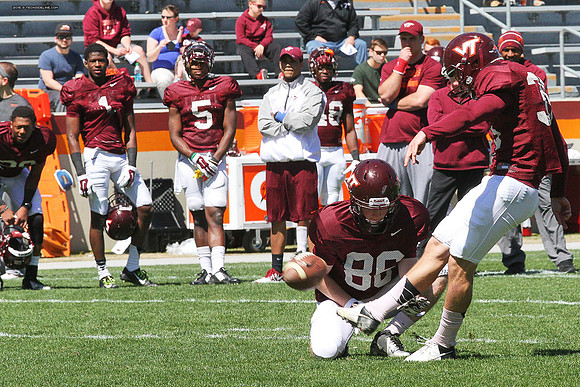 2015.04.11. VT Football Scrimmage.