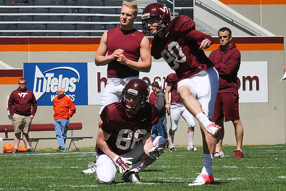 2015.04.11. VT Football Scrimmage.