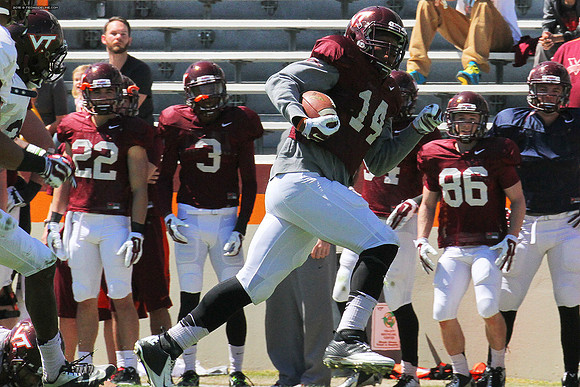 2015.04.11. VT Football Scrimmage.
