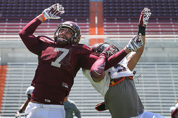 2015.04.11. VT Football Scrimmage.
