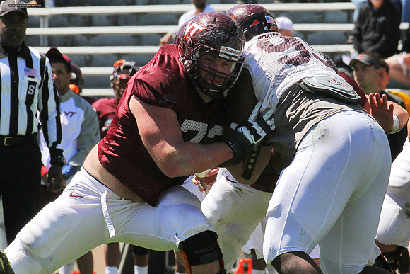 2015.04.11. VT Football Scrimmage.