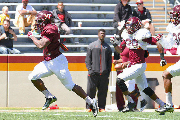 2015.04.11. VT Football Scrimmage.