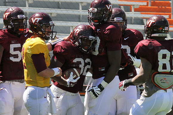 2015.04.11. VT Football Scrimmage.
