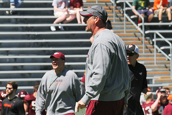2015.04.11. VT Football Scrimmage.