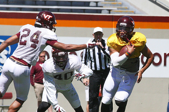 2015.04.11. VT Football Scrimmage.