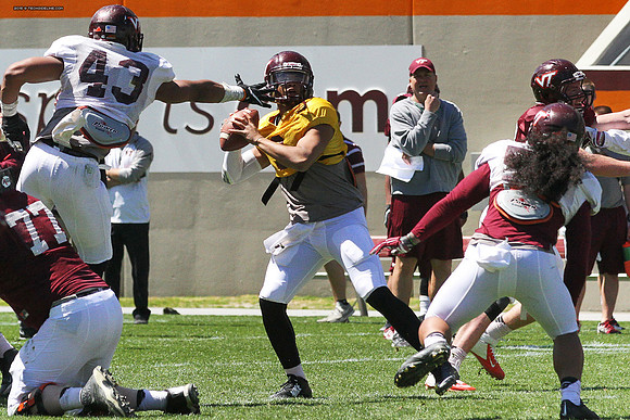 2015.04.11. VT Football Scrimmage.