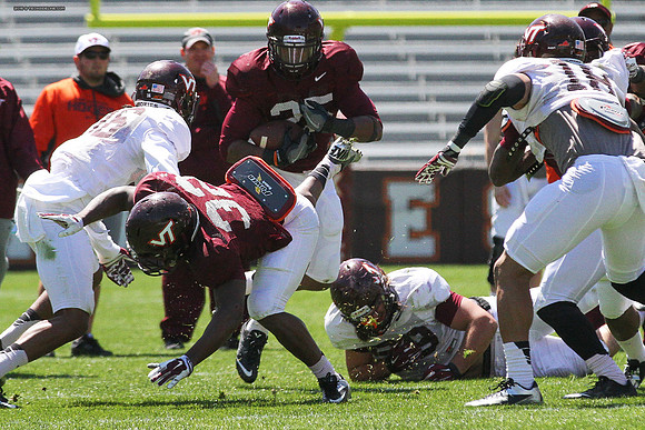 2015.04.11. VT Football Scrimmage.