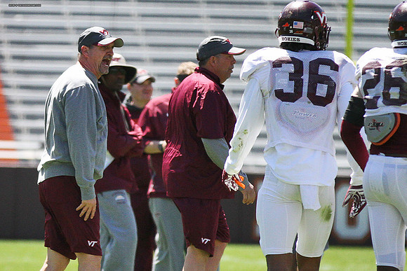 2015.04.11. VT Football Scrimmage.