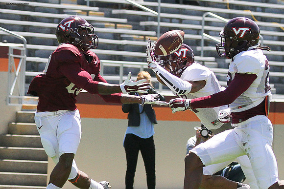 2015.04.11. VT Football Scrimmage.