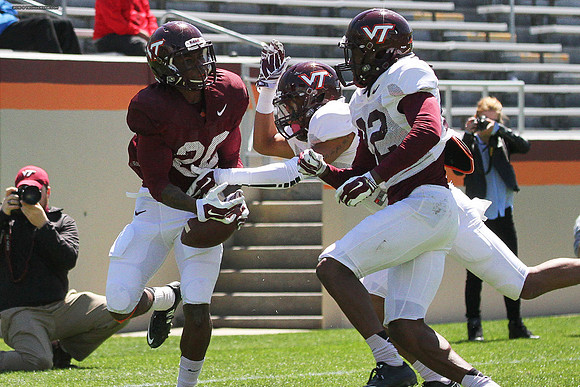 2015.04.11. VT Football Scrimmage.
