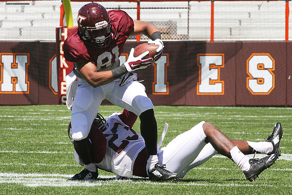 2015.04.11. VT Football Scrimmage.